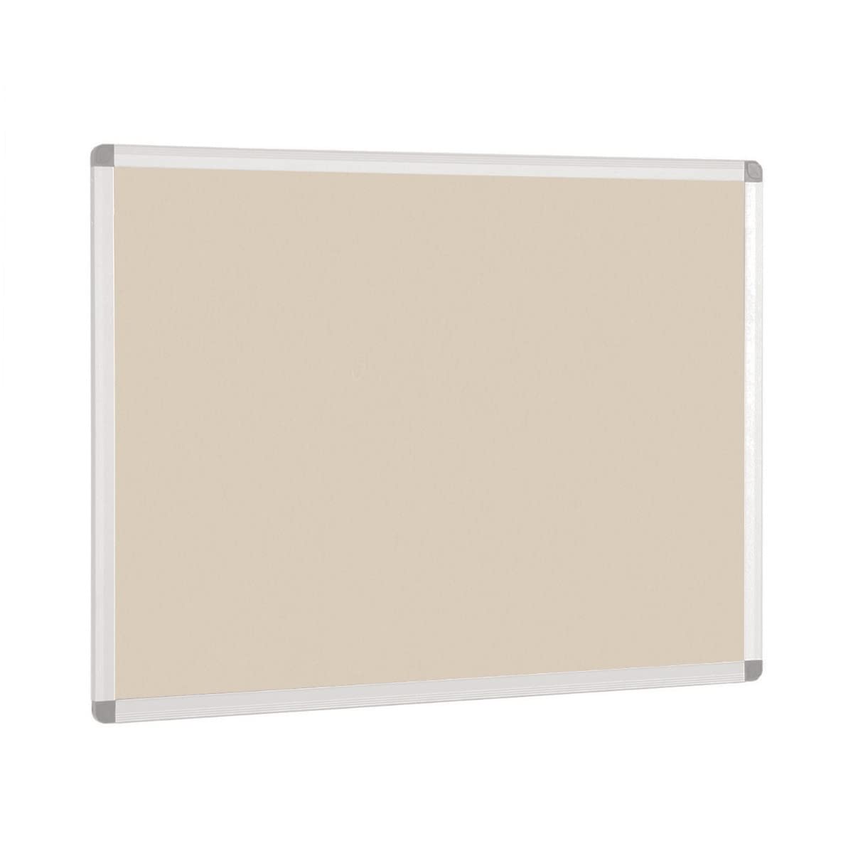 Aluminium Framed Notice Boards - Accent Colours - 1500mm x 1200mm - Natural