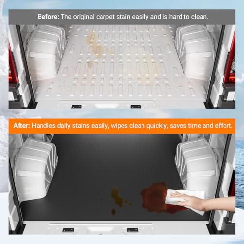 Image of powoq Cargo Mat Compatible with 2014-2025 Dodge Ram ProMaster 136''WB