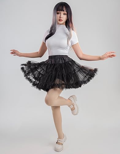 womens women Meowcos Women’s Petticoat Lolita Short Skirts Tutu Crinoline Underskirt3