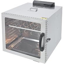 1000W Biltong Drying Box, 110V 60Hz Meat Curing Chamber 11.23 Gal Meat Curing Cabinet with 20 Hooks and Oil Drip Tray for Home and Restaurant 18.31 x 15.75 x 14.96 Inch