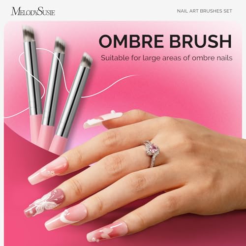 Soporte para uñas MelodySusie con pinceles y bases miniatura 7