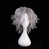 Fate/Grand Order Avenger Monte Cristo: Edmond Dantes Curly Wig Cosplay Costume FGO Men Women Short Synthetic Hair Party Wigs