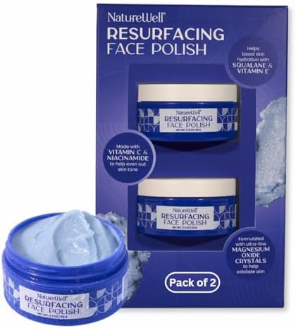 NATURE WELL Esfoliante facial ultrafino Resurfacing, não abrasivo...