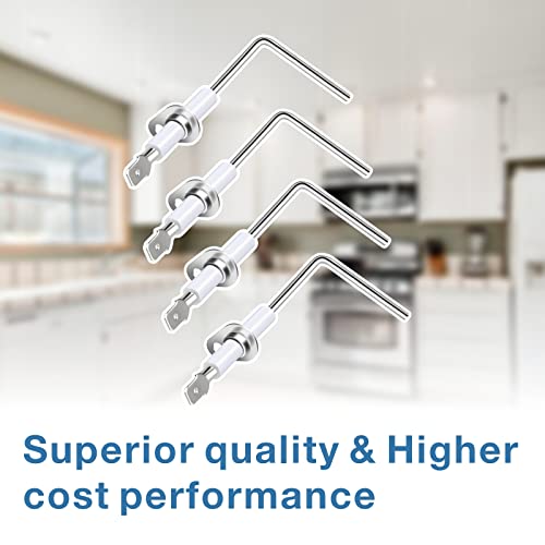 62-23543-01 Flame Sensor Rod Furnace Sensor for Gas Furnace Sensor Fit for Rheem (4 pack) LUXRILIX