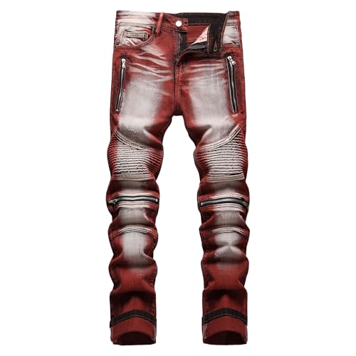 Jean de motard pour homme coupe patchwork idéal pour vos sorties urbaines
