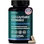 GLP-1 Supplement for Weight Loss & Appetite Control for Men and Women with Akkermansia, Berberine, Inulin, EGCG, Resveratrol, Hops, Polyphenols - Supports Digestion, Hunger, Cravings, Gut Health