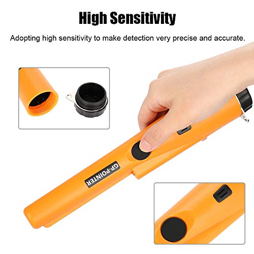IP66 Waterdichte metaaldetector Pinpointer Hoge gevoeligheid, 360 ° Volwassenen Handheld Detectie Pin Pointer Alle metalen scannen Metaaldetector Pinpointer met LED-riemholster - Image 6