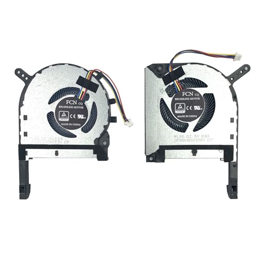 New GPU+CPU Cooling Fan Replacement for ASUS TUF FX505 FX505D FX505G, FX705 FX705D FX705G, FX506 (2020), FX706 (2020), TUF Gaming A15 FA506 (2020), TUF Gaming A17 FA706 (2020) Series Fan