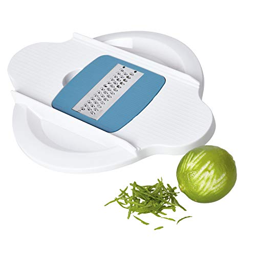 Ayesha Collection 5-In-1 Mandoline & Spiralizer Set, Twilight Teal - #TOP7