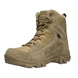 Wygwlg Mens Plus Size Outdoor Side Zip Lace up Durable...