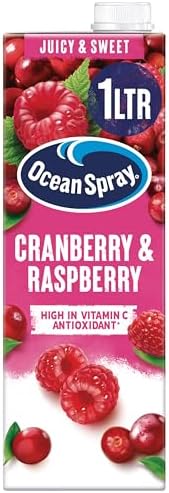 Ocean Spray Cranberry and Raspberry Juice, 1 Litre