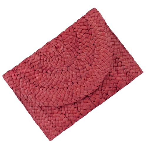 Image of Straw Clutch Bag for Women Envelope Woven Clutch Handbag Summer Beach Purse