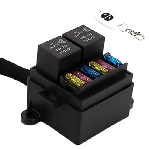 Kfz -Relaisbox | Vorverdrahtungsblockhalter vor Verdrahtung - Automobilzubehör, Elektrozubehör, Relais -Panel für LKW, Auto, Marine -, Fahrzeugautomotive -Sicherung und Relaiskasten -Kompaktw