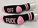 TANGDIAABBCC Soft Funny Fuck Off Socks Letter Knit Novelty Cotton Long Crew Socks for Men Women (10.25-zyqgm-0392)
