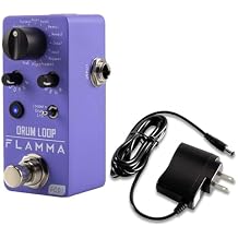 FLAMMA FC01 دواسة حلقة الطبل مع مصدر طاقة 9V 300mA