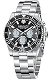 reloj munich 10 atm ★ Estilo: reloj de diseño submarino multifuncional para hombres Especialmente adecuado para negocios y deportes