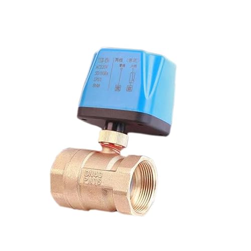 YNPPLGTJC 1/2"" 3/4"" 1"" Normally Closed/Open Motorized Ball Valve 220V 12V 24V 2-Wire Brass Electric Replace Solenoid(220vac-normally Open,DN40)