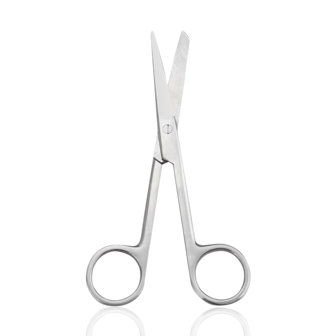 Ciseaux d'infirmière en acier inoxydable brossé autoclavables 14 cm, Ciseaux de soins infirmiers pour bandage professionnel à bout Rome
