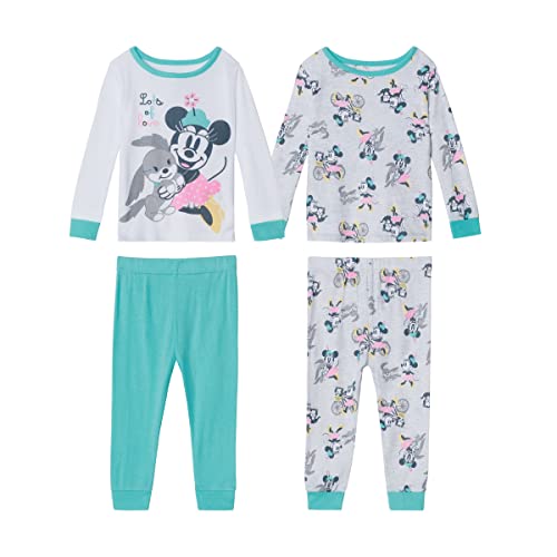 Pyjama ajusté Minnie Mouse en coton respirant 12 mois pour la sécurité de bébé