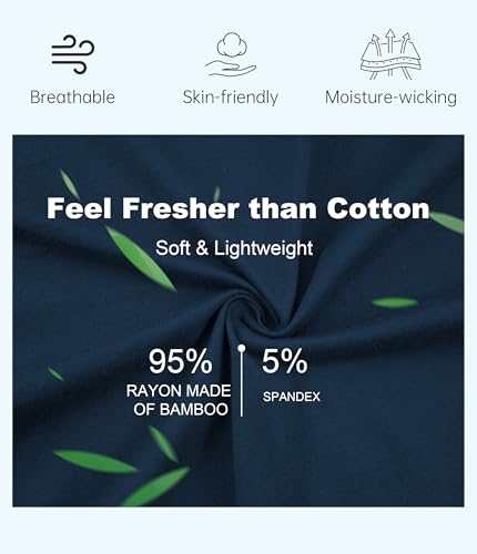 Image of CF Mens Pajama Pants Lightweight Bamboo Rayon Lounge Pants Soft Comfy Sleep Bottoms Long Pajama Pants with Pockets 2 Pack