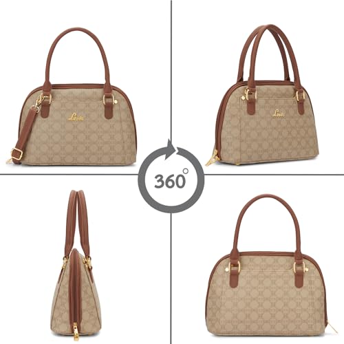 Image of Lavie Women's Fella 3C Dome Satchel Handbag for Women | Satchel Bag for Work | Ladies purse | Stylish Shoulder Bag | Gift For Women
