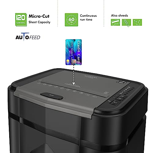 Aurora Professional Grade AU125MA 120-Sheet Auto Feed High-Security Micro-Cut Paper Shredder の商品画像 1