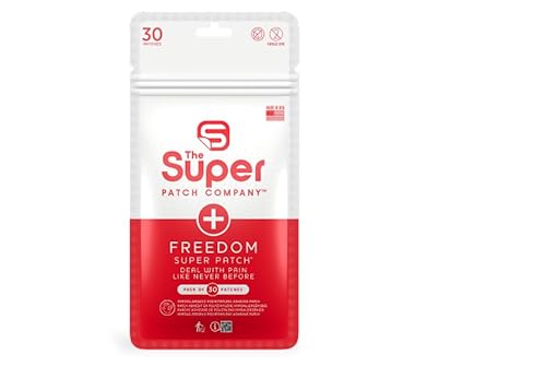 Freedom Super Patch (VTT 2.0) | 30 Adhesive Patches | Smaller, Breathable, Moisture-Resistant Design | Hypoallergenic Polyethylene Patch | Discreet, Everyday Comfort Support