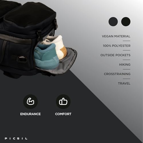 PICSIL-Maverick-20-Tactical-Backpack-40L-Large-Capacity-Waterproof-Military-Backpack-for-Crosstraining-Camping-Navy