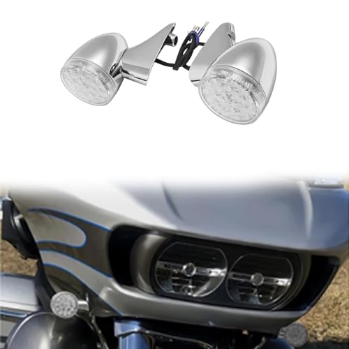 Clignotants avant ambrés pour voyager en Road Glide FLTRXS de 2015 à 2023