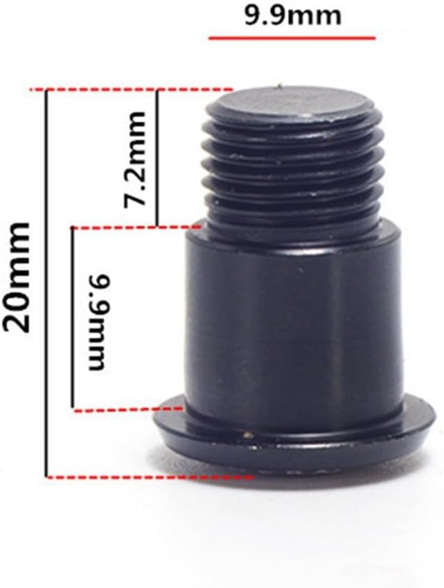 for Bike Rear Derailleur Fixing Bolt, Aluminum Alloy 15mm Rear Derailleur Hanger Screw for TX35 TZ Gear Mech, Black Derailleur Mounting Bolt(Long)