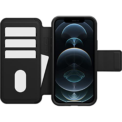 Folio OtterBox MagSafe iPhone 12 / 12 Pro étui portefeuille noir