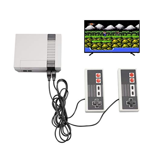 Ukwell Mini Classic Video Game Console Retro Gameboy with 2 NES Controllers Built-in 620 Classic Games Entertainment System AV Output Fun Gift
