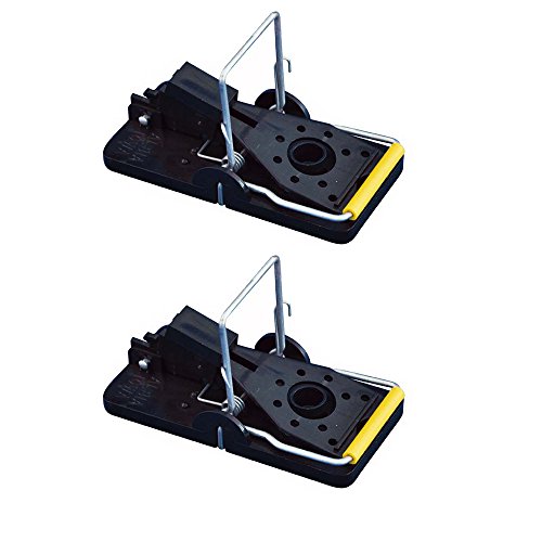 Preisvergleich Produktbild knowing Kunststoff Mäusefallen, Profi-Mausefalle Schlagfalle Wiederverwendbar Langlebig ohne Gift,2Stück