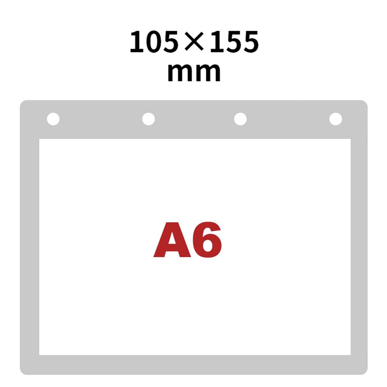 Asystent oznakowania Ericha, A6 w kształcie litery V, przezroczysty akrylowy znak menu, plakat, ekspozytor, dwustronny, 6 luźnych kartek