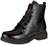 Absatzform: Blockabsatz CAPRICE Damen Jill Stiefeletten, Schwarz (Black Naplak 17), 38 EU