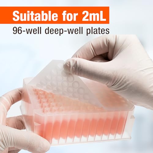 Image of PEKYBIO 96-Well Silicone Sealing Mat 10Pcs. Round Well, Non-Sterile