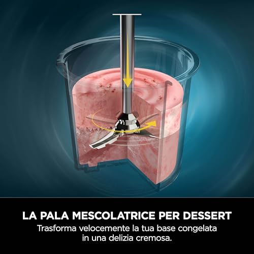 Ninja CREAMi Gelatiera, con 7 Programmi, Nero/Argento, NC302EU - Immagine 5