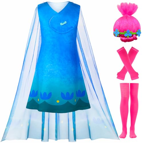 Disfraz Princesa Poppy para Niñas Talla 130