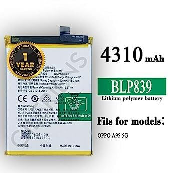 Image of Original BLP839 Battery for Oppo A95 BLP839 Battery with 1 Year Warranty****(A0158)