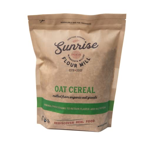 Sunrise Flour Mill Heritage Organic Oat Cereal - 32 oz | Non-GMO ...
