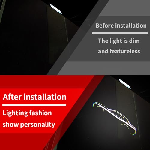 2PCS Luces de Puerta LED para Challenger 2015-Presente miniatura 2