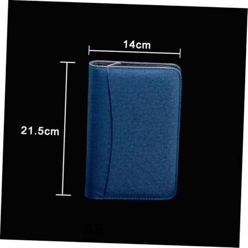 Libreta A6 con cremallera y cubierta de cuero sintético 2