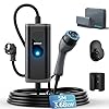 bokman Chargeur Voiture Electrique, (16A, 3.68kW, 5m) Type 2 EVSE Portable Recharge Voiture Electrique Compatible avec Model 3, Model Y, EX30, XC60, Q4, MG4, 208EV et PHEVs