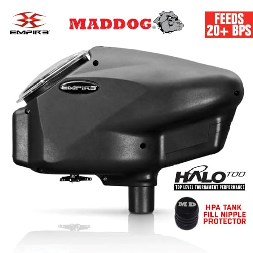 image for Maddog Empire Halo Too Automatic Electronic Paintball Loader Hopper wi