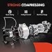 A-Premium Air Conditioner AC Compressor with Clutch Compatible with BMW E53 X5 4.4L 4.8L 2004-2006