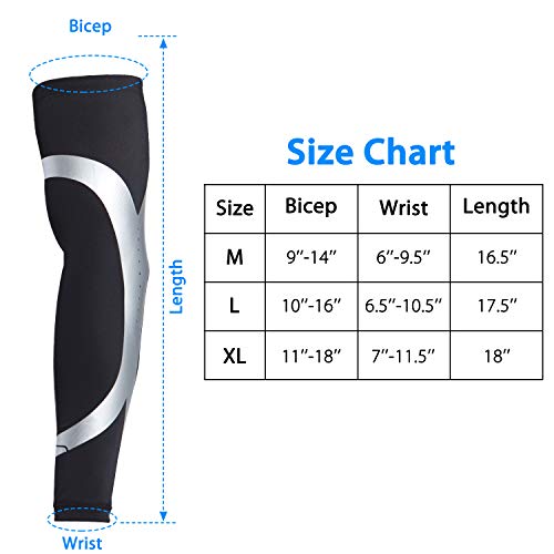 SHINYMOD Arm Sleeves for Men & Women Sun Protection Cooling Tattoo Cover Warmer - Thumbnail 6