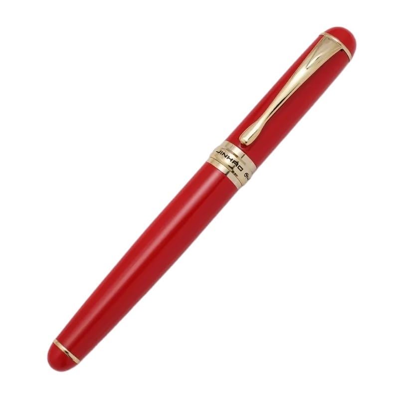 Stylo plume de papeterie rouge foncé pour organiser son espace de travail
