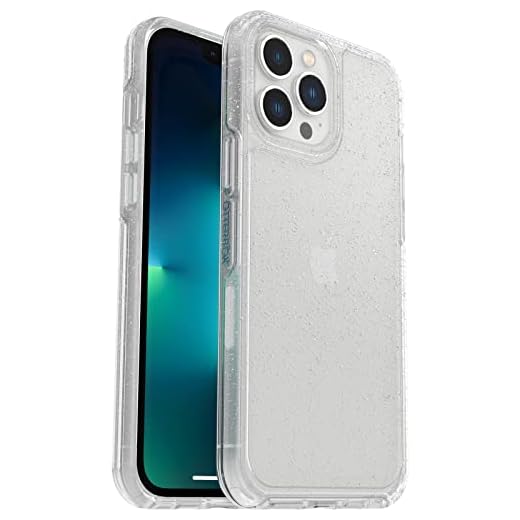 OtterBox för Apple iPhone 13 Pro Max / iPhone 12 Pro Max, elegant och skyddande klart skal, Symmetry Clear, Stardust