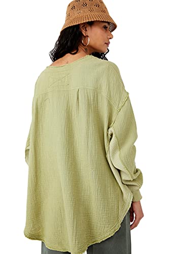 Free People Women's Palo Santo Pullover, Palmeraie, Small #TOP18