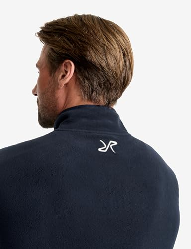 RevolutionRace Hiker Half-Zip Fleece für Herren, Leichter und elastischer Fleece mit halbem Reißverschluss, Deep Navy, XL